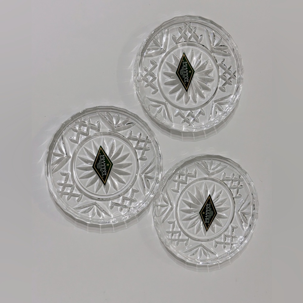 NWT Shannon Crystal Coaster  set of 3